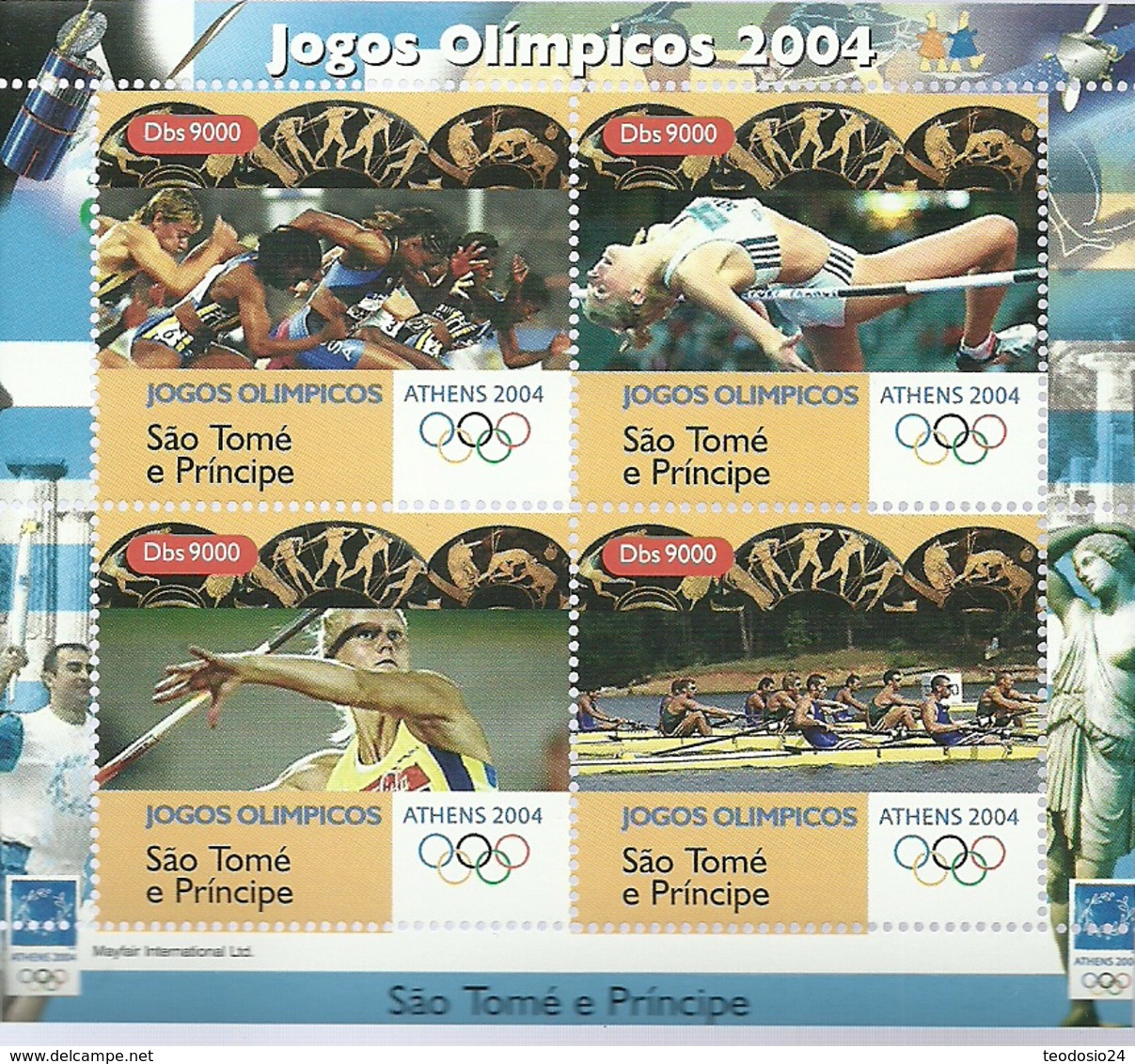 SANTO TOME Y PRINCIPE    ** MNH  JUEGOS OLIMPICOS ATENAS 2004 - Sommer 2004: Athen