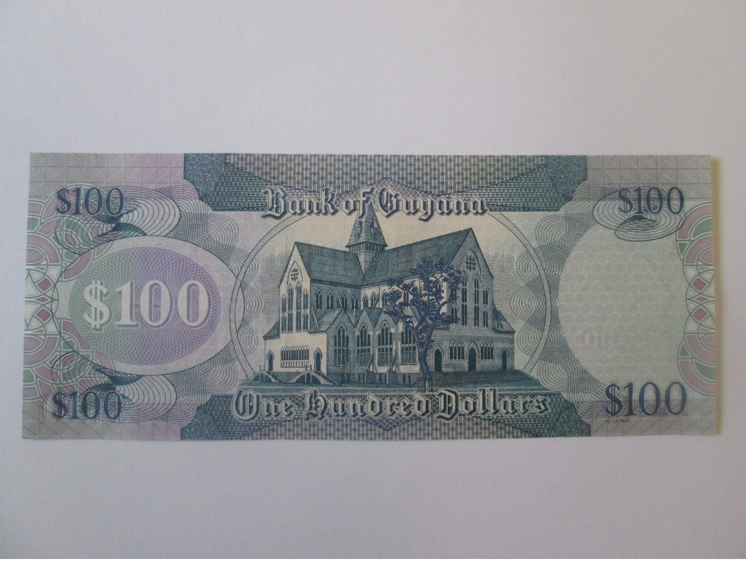 Guyana 100 Dollars 2016 Banknote UNC - Guyana