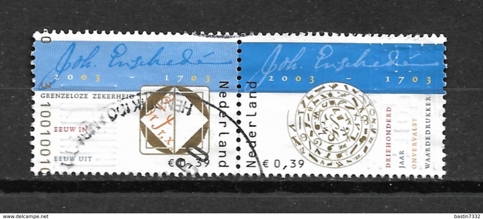 2003 Netherlands Complete Set 300 Years Joh.Enschedé Used/gebruikt/oblitere - Gebraucht