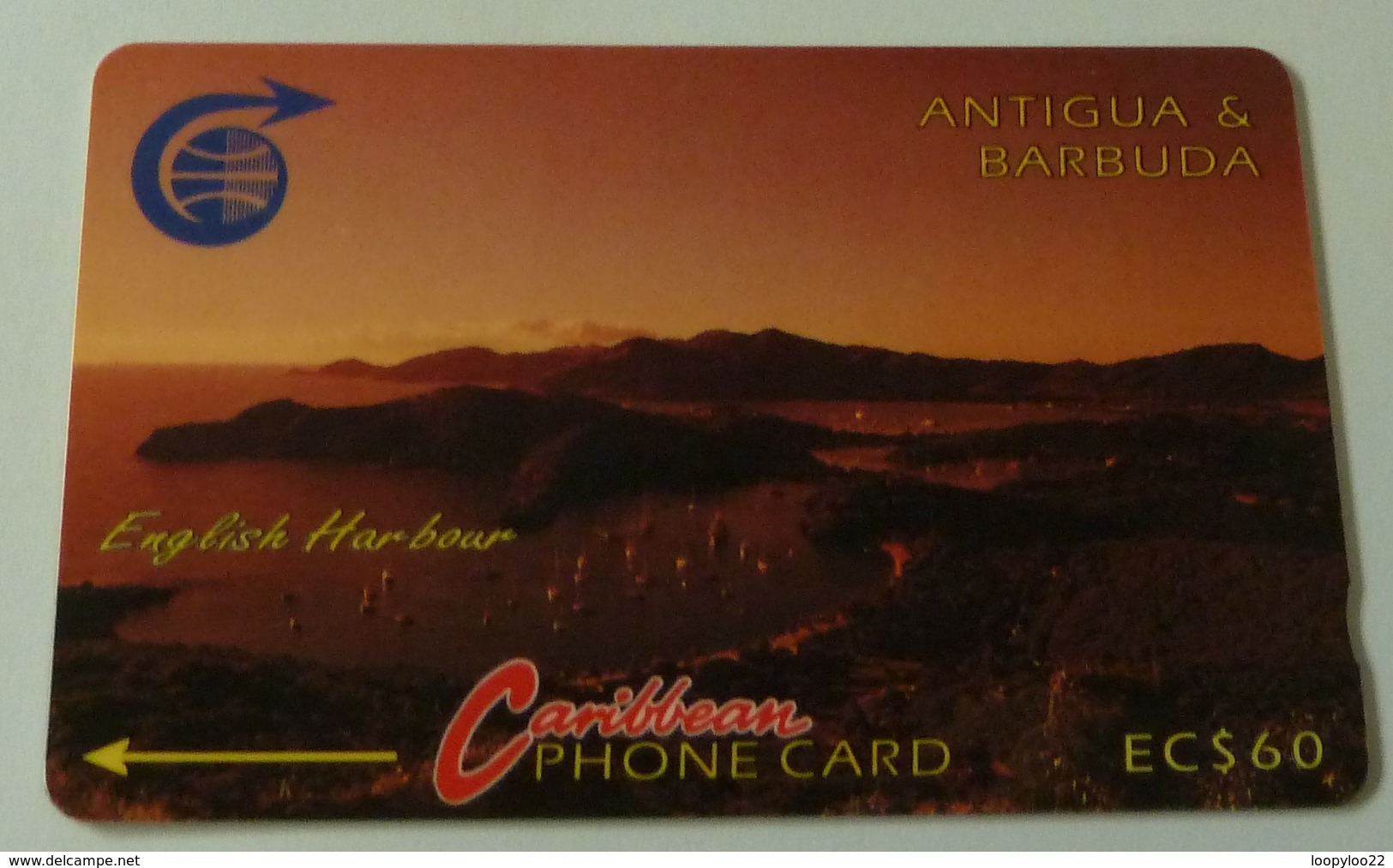 ANTIGUA & BARBUDA - GPT - 3CATD - English Harbour - $60 - ANT-3DD - 5500ex - Mint - Antigua And Barbuda