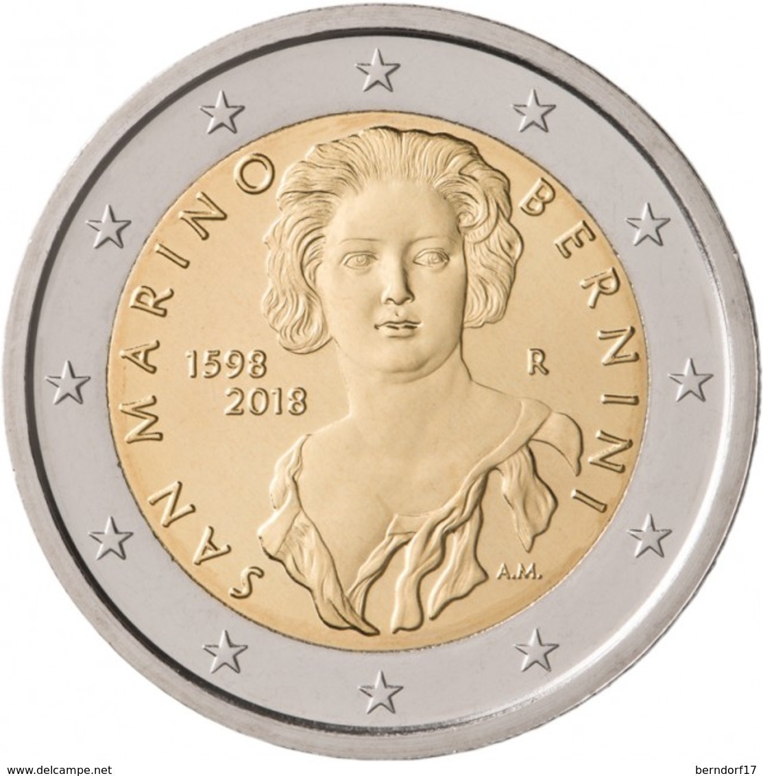 San Marino 2018 - 2 Euro – Bernini - San Marino