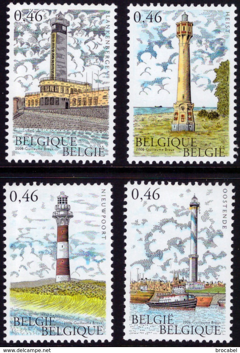 Belgium 3529/32** Phares  MNH - Neufs