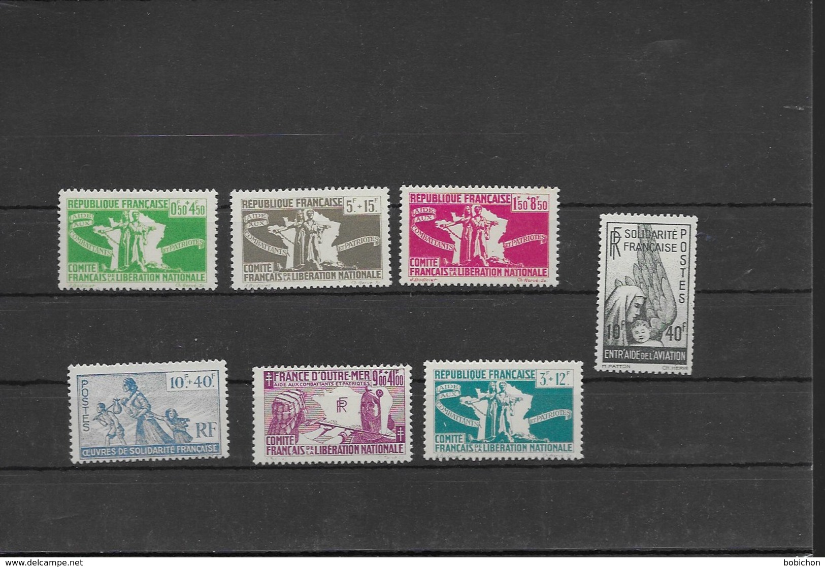 Lot Timbres Neufs Xx France Libre - Guerre (timbres De)