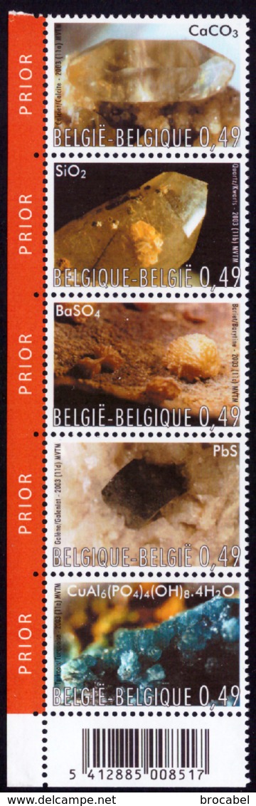 Belgium 3174/78** Mineraux  MNH - Ongebruikt