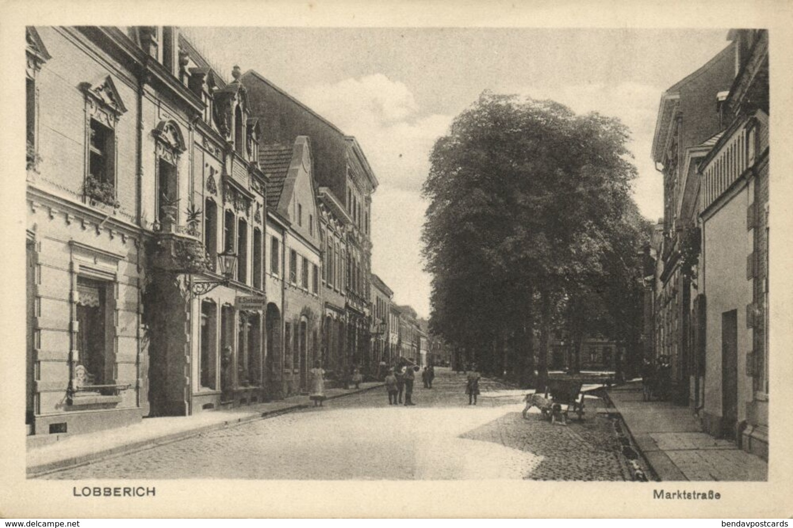 LOBBERICH, Kr. Viersen, Marktstrasse (1910s) AK - Viersen