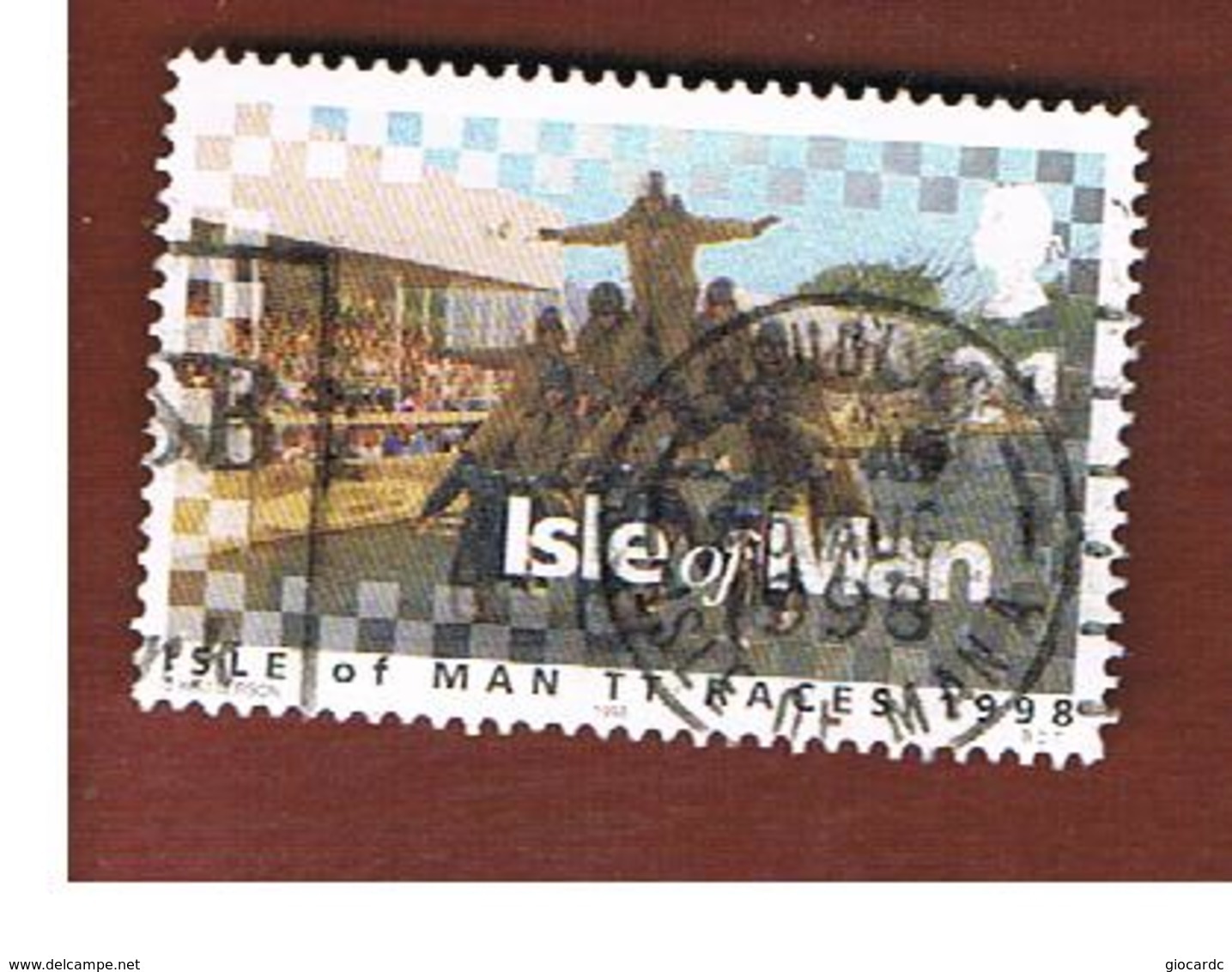 ISOLA DI MAN (ISLE OF MAN)  -  SG 808  -   1998  TOURIST TROPHY TEAM  -   USED - Isle Of Man