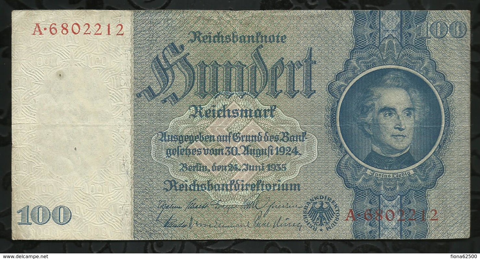 ALLEMAGNE .  BILLETS DE 100 REICHSMARK . - 100 Reichsmark