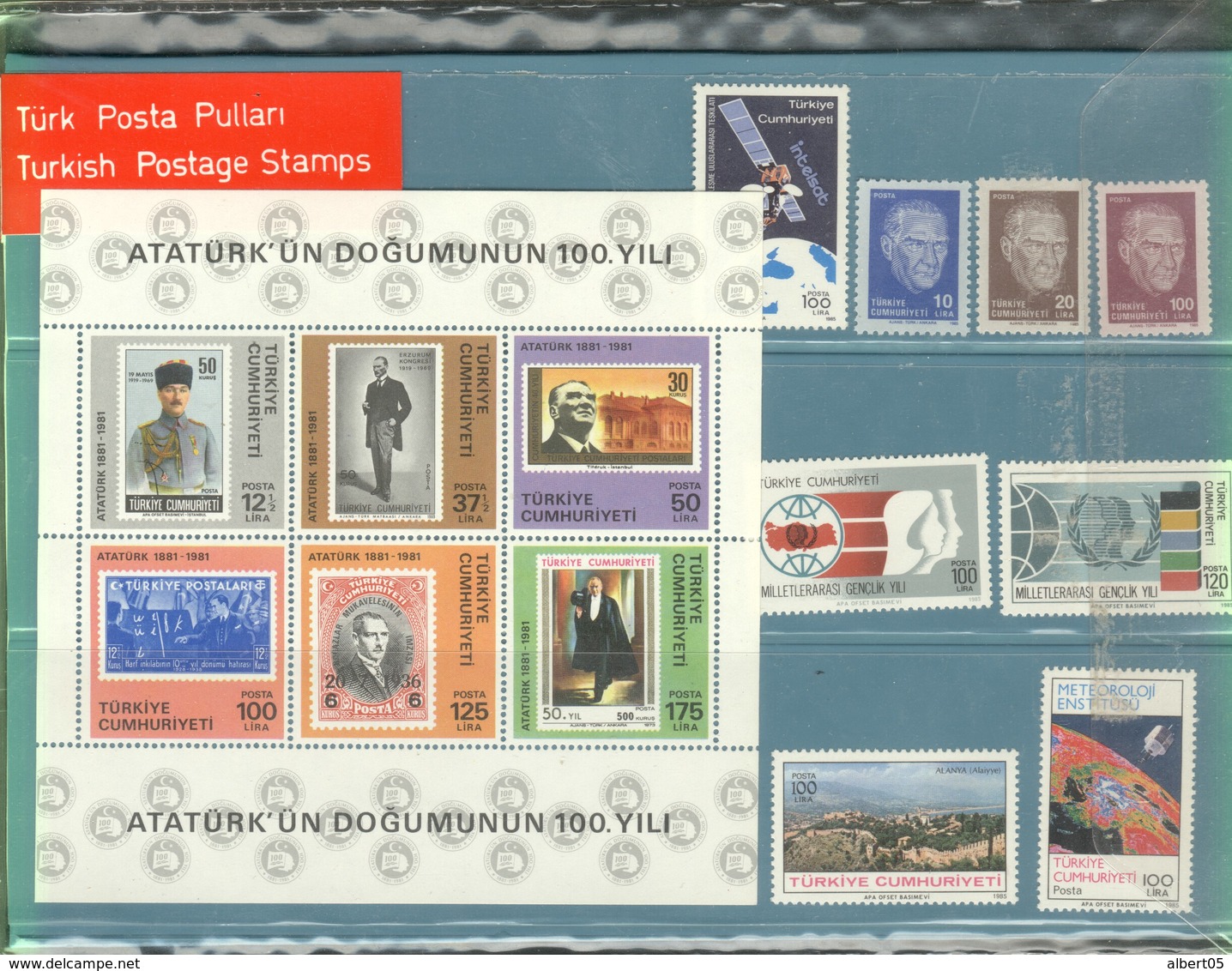 Türk Posta Pullan - ATATÜRK UN DOGUMUNUN 100 YILI - Unused Stamps