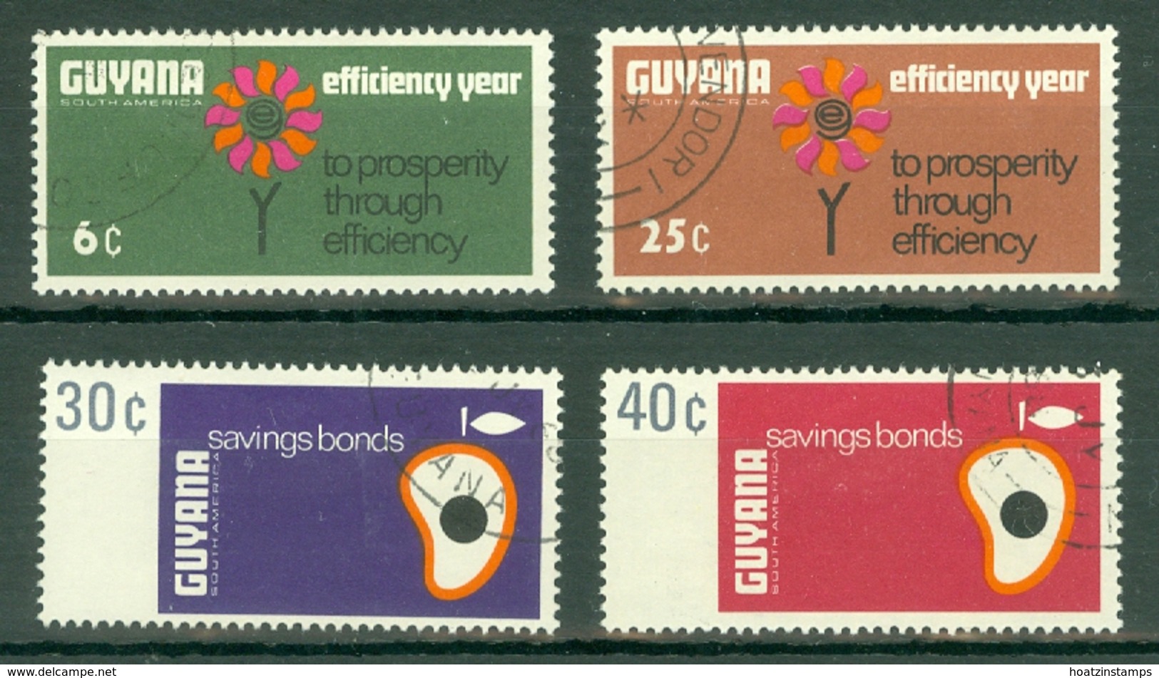 Guyana: 1968   Savings Bonds And Efficiency   Used - Guyana (1966-...)