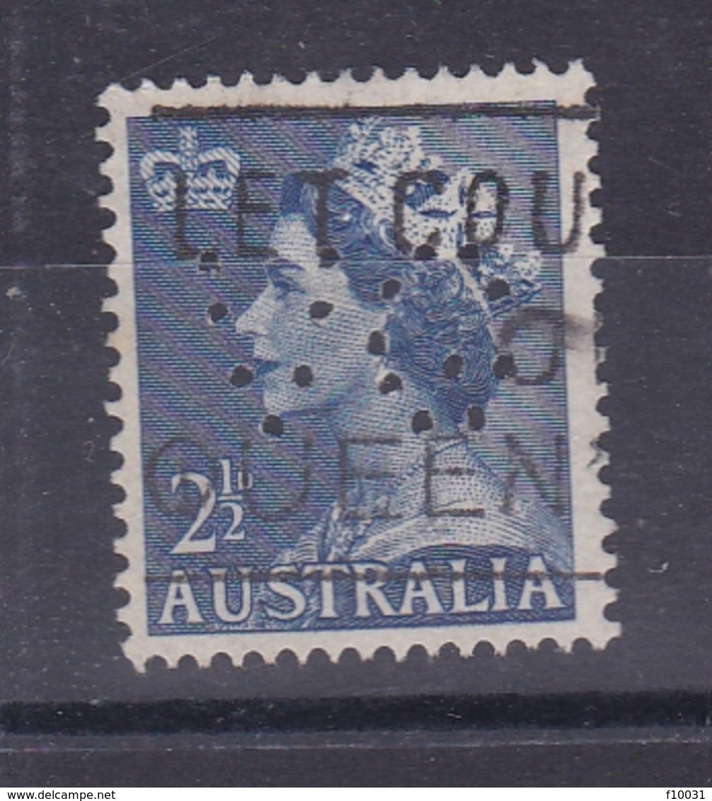 Australie Timbre N° 196A° Perforé: V G - Perfins