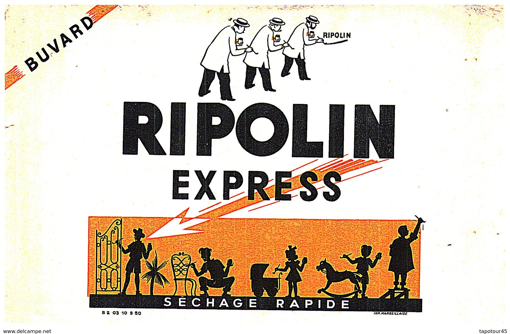 Pei R/ Buvard Peinture Ripolin (Format 21 X 14) (N= 7) - Peintures