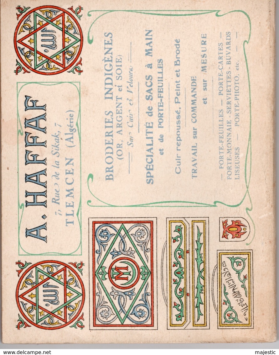 ALGERIE- TLEMCEN - LIVRET GUIDE 1921 - Autres & Non Classés