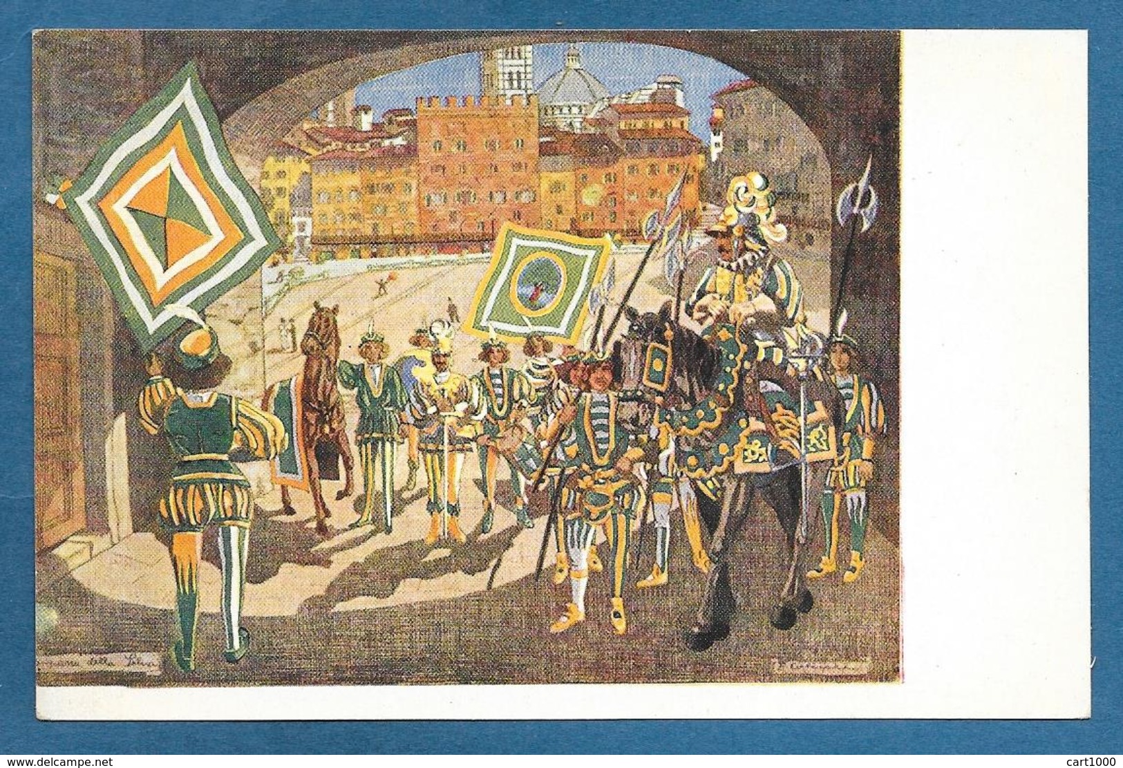 IL PALIO DI SIENA ILLUSTRATORE COLUCCI NON VG. - Siena