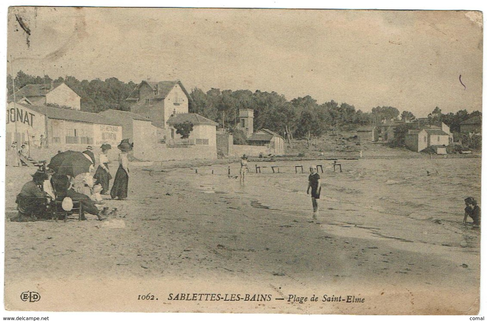 CPA - 83 - SABLETTES LES BAINS - Plage De Saint-Elme - Autres & Non Classés