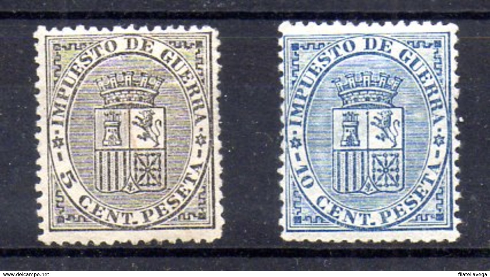 Serie De España N ºEdifil 141/42 * - Unused Stamps