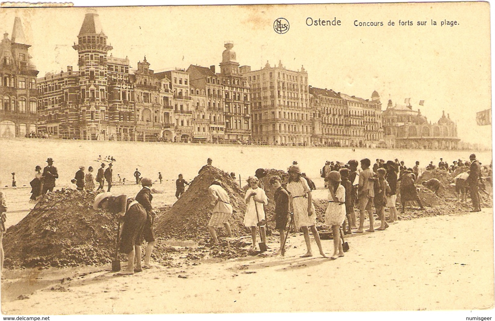 OSTENDE   --  Concours De Forts Sur La Plage - Oostende