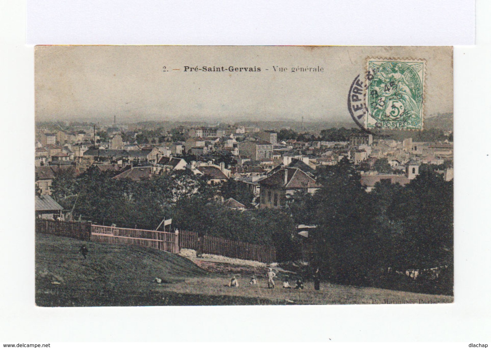 Pré Saint Gervais. Vue Générale. (3124) - Autres & Non Classés