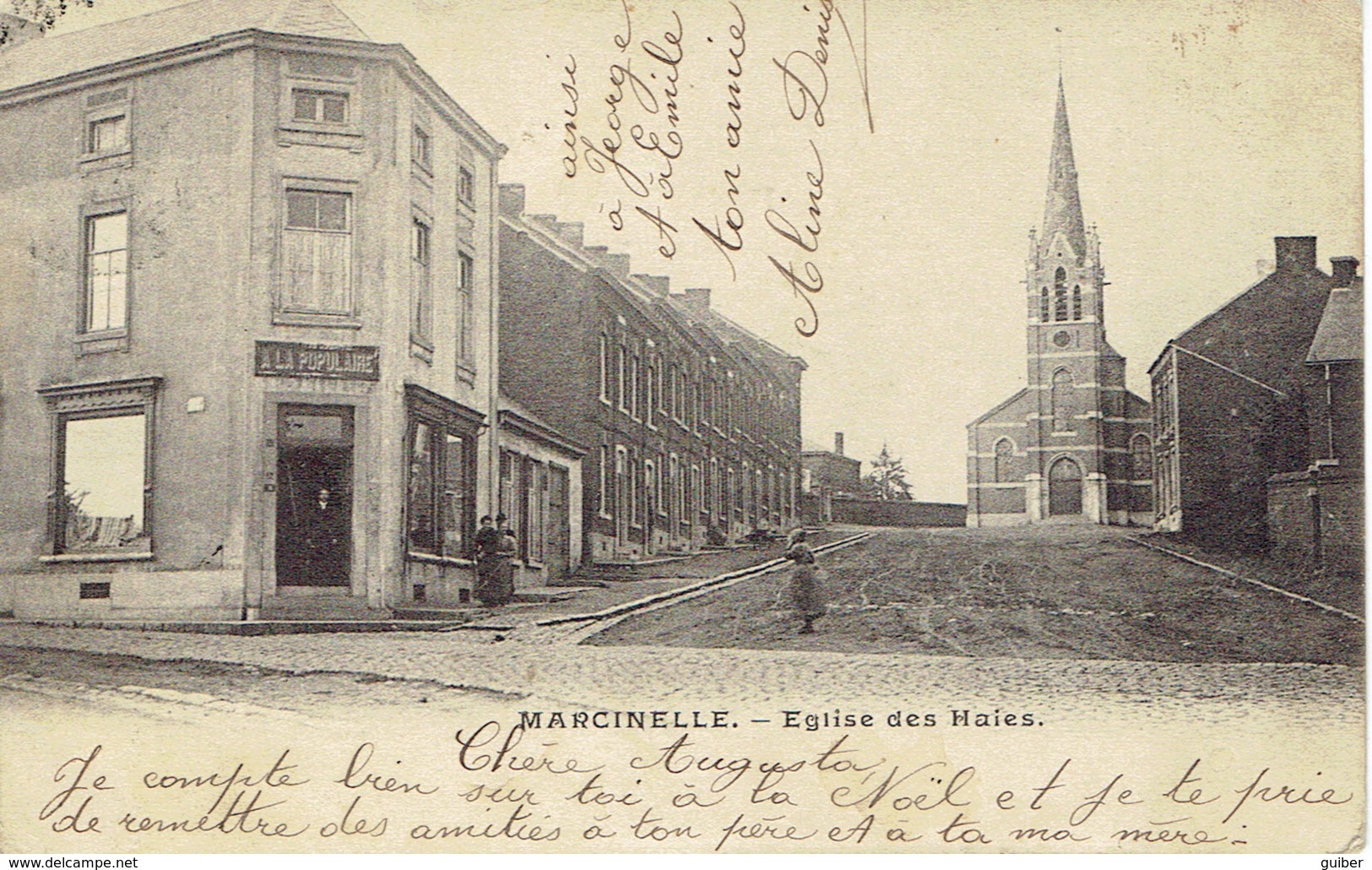 Charleroi Marcinelle Eglise Des Haies A La Populaire - Charleroi