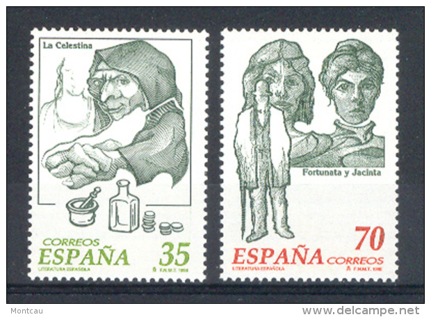 Spain 1998 - Personajes De Ficcion Ed 3538-39 (**) - Nuevos