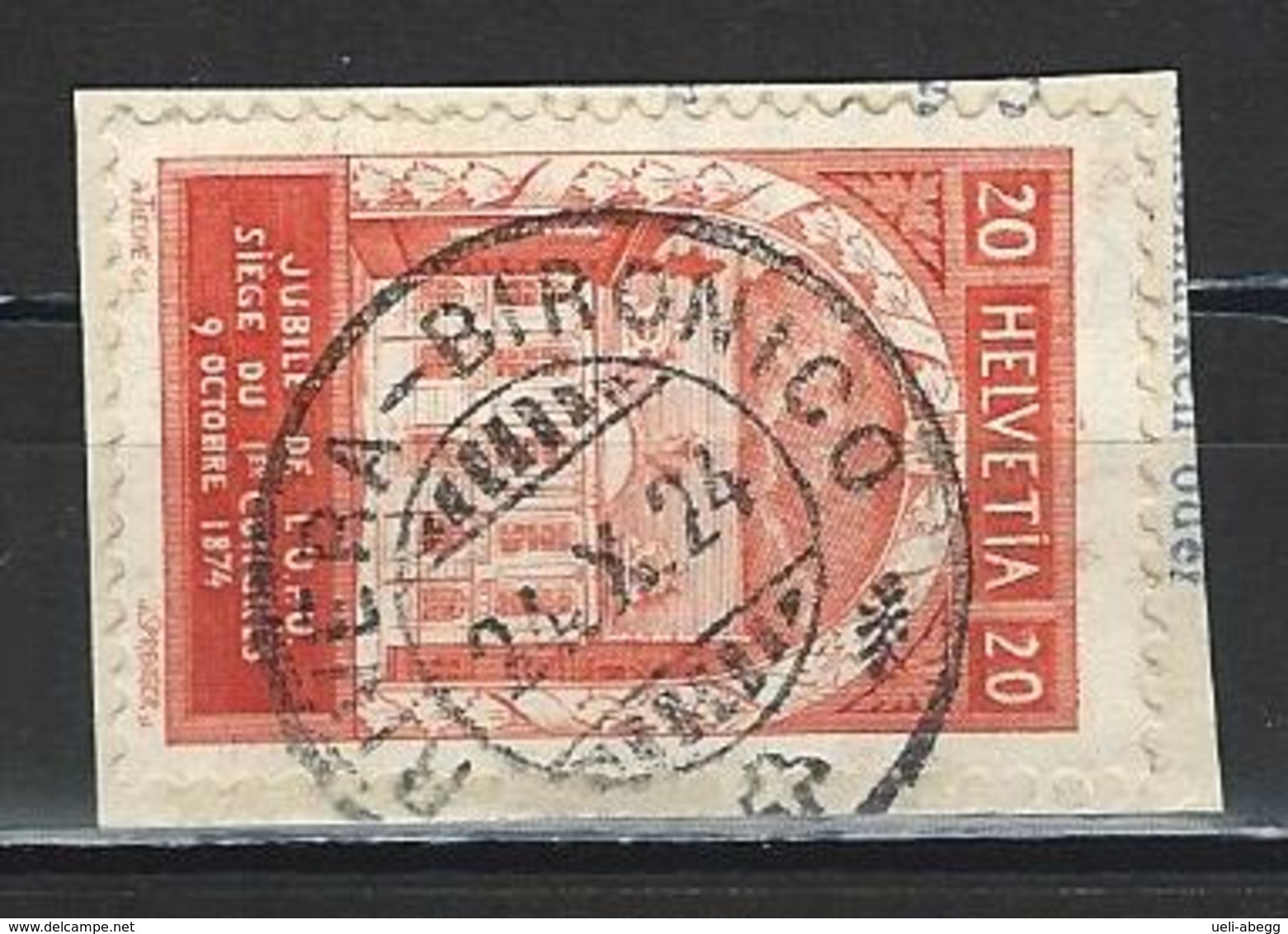 SBK 167 Stempel Rivera-Bironico - Storia Postale