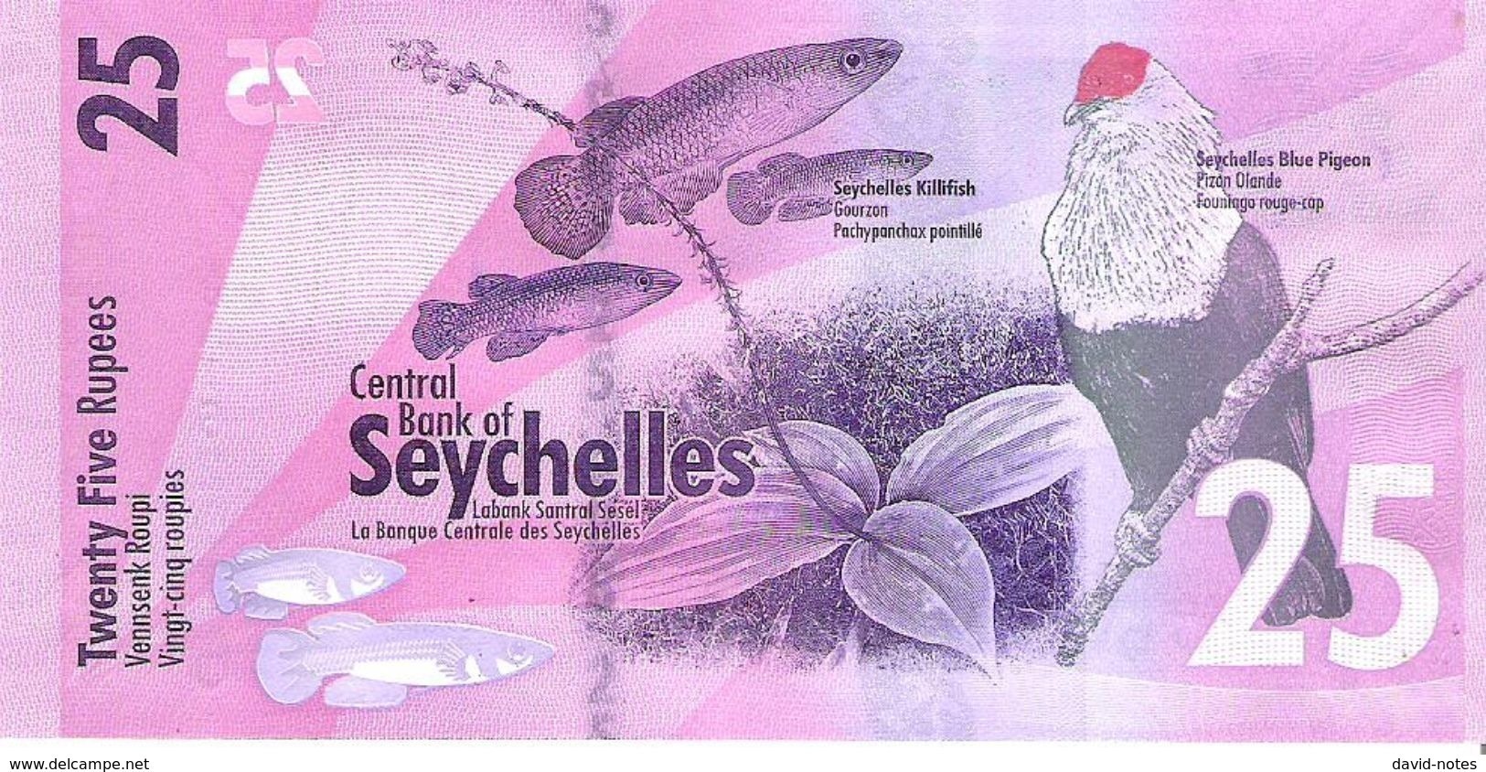 Seychelles - Pick 48 - 25 Rupees 2016 - Unc - Seychelles