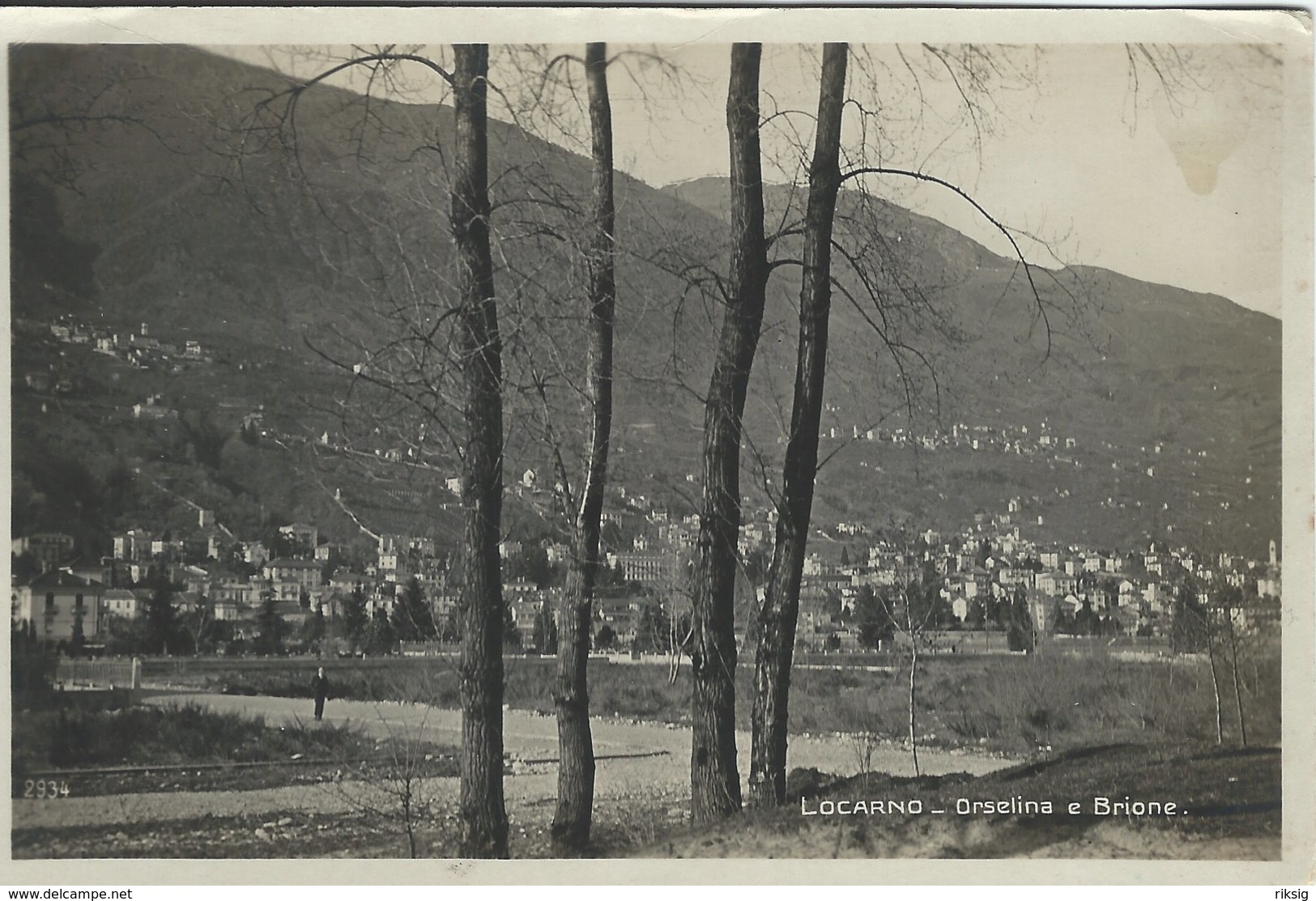 Locarno - Orselina E Brione. Switzerland. Sent To England 1931. S-4376 - Brione Sopra Minusio