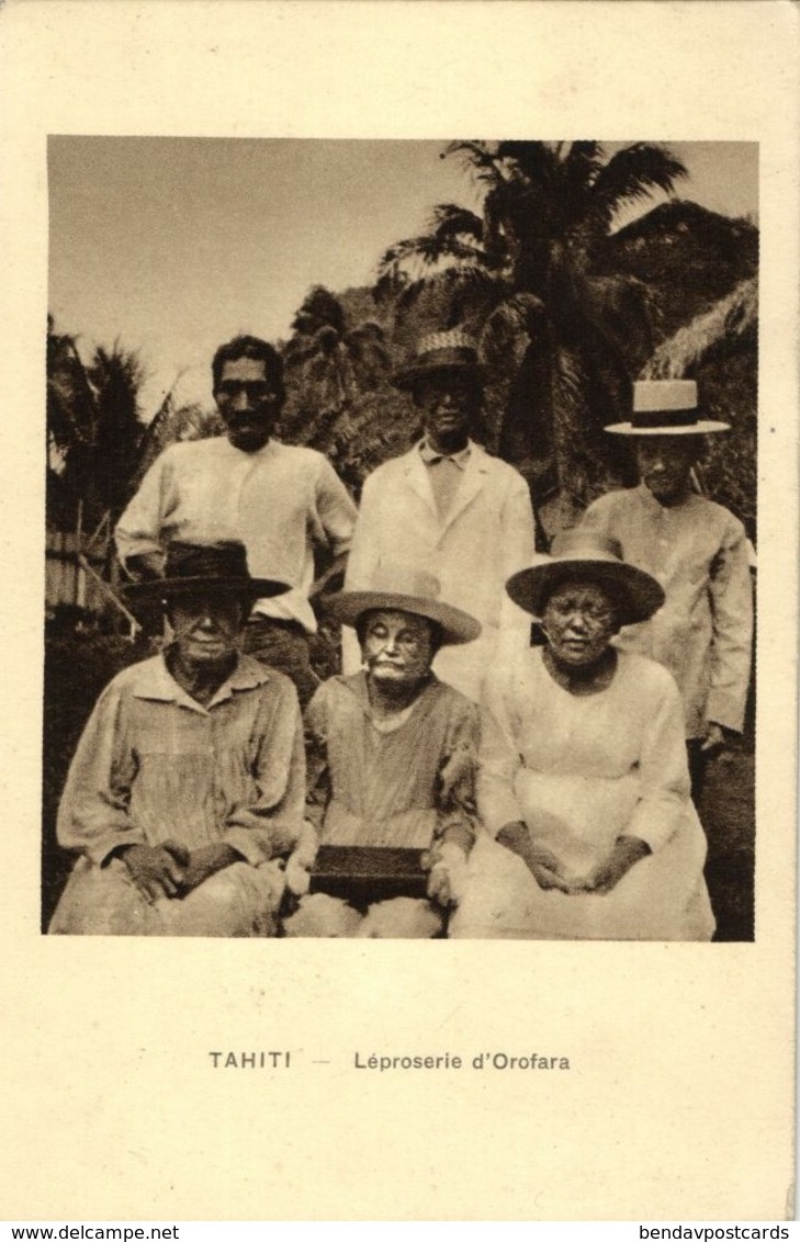 French Polynesia, TAHITI, Leprosery Of Orofara (1920s) Mission Postcard - Tahiti
