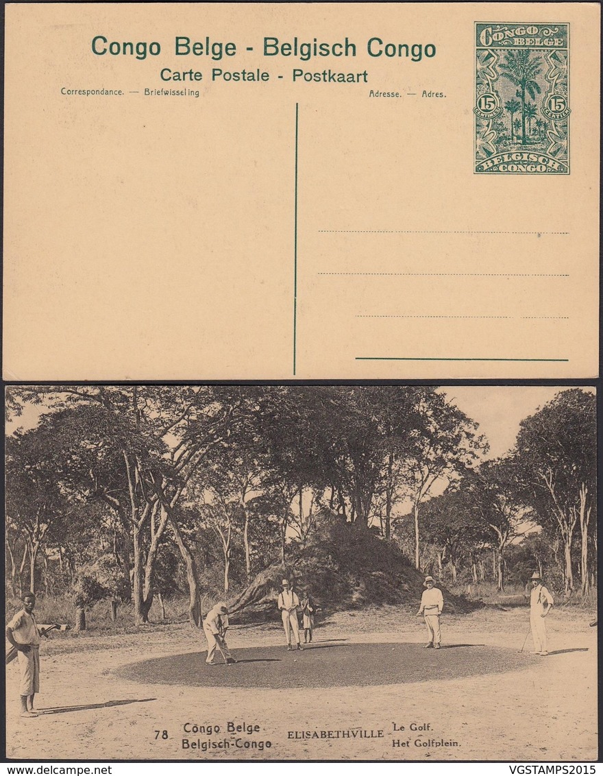 Congo Belge - Entier Postal Neuf - Thématique Golf (DD) DC0126 - Interi Postali