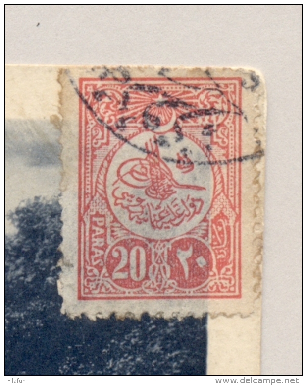 Turkiye / Turkije - 20 Pa Stamp On Postcard From Tresor Et Postes 502 To Paris / France - Brieven En Documenten