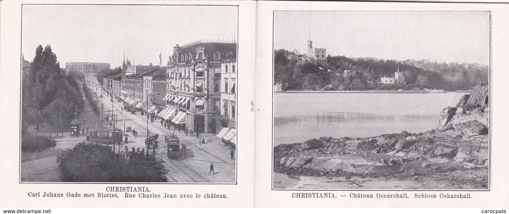 VOYAGE AUTOUR DU MONDE AVEC CACAO BENSDORP / 7 VUES STOCKHOLM ET 9 VUES CHRISTIANIA Vers 1910 - Denemarken