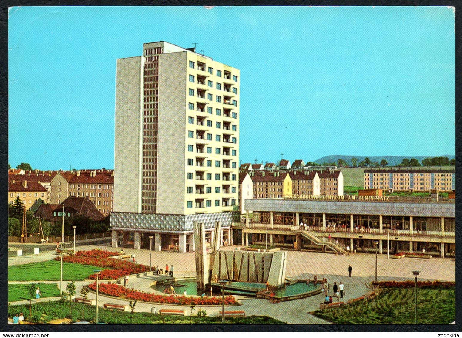 B8079 - Bad Salzungen - Neubauten Neubaukomplex - Hochhaus - Leninplatz - Auslese - Bad Salzungen