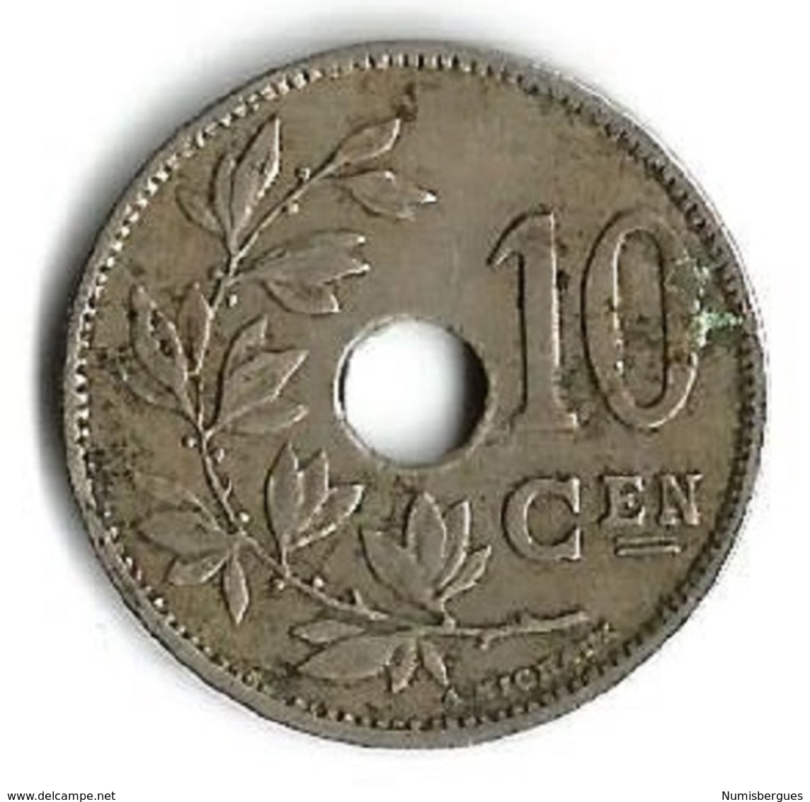 1 Pièce De Monnaie  10 Centimes  1925   Belgique NLD - 10 Centimes