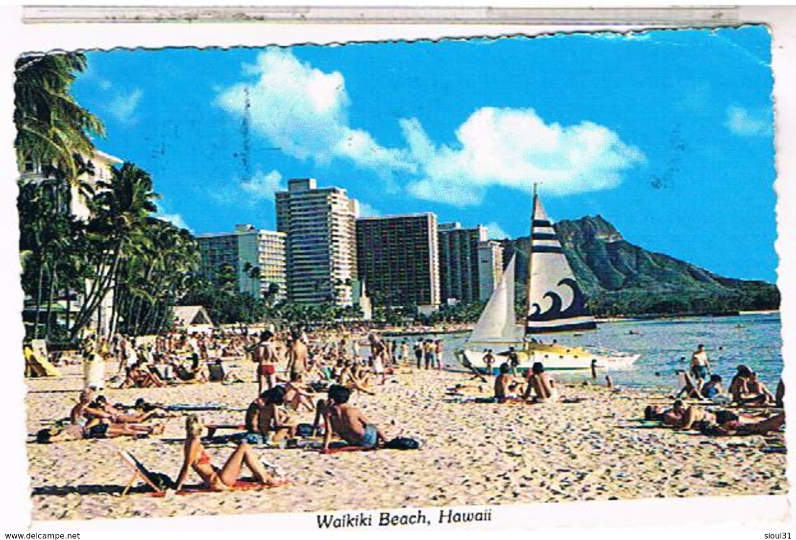 Etats Unis OAHU WAIKIKI BEACH  1982 - Oahu