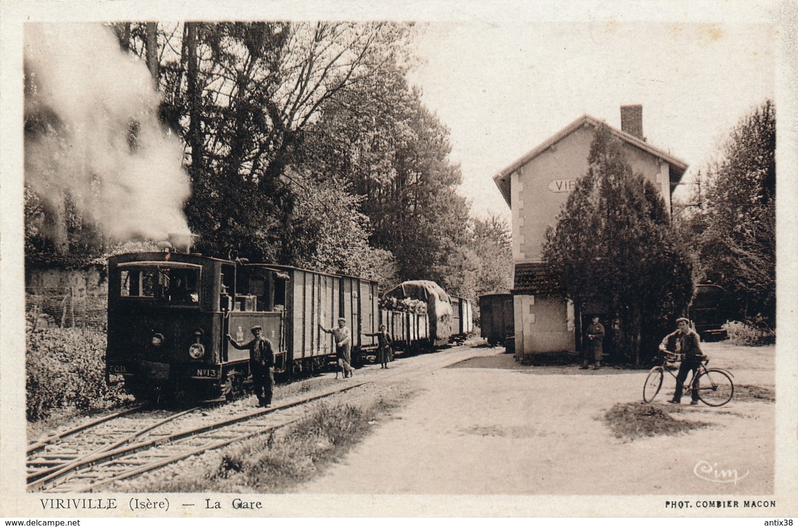 N67 - 38 - VIRIVILLE - Isère - La Gare - Viriville