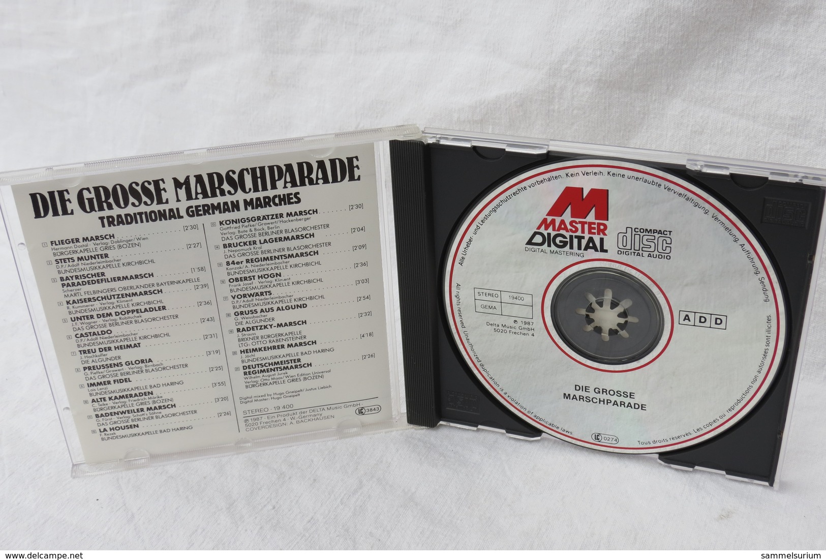 CD "Die Große Marschparade" Traditional German Marches - Autres - Musique Allemande