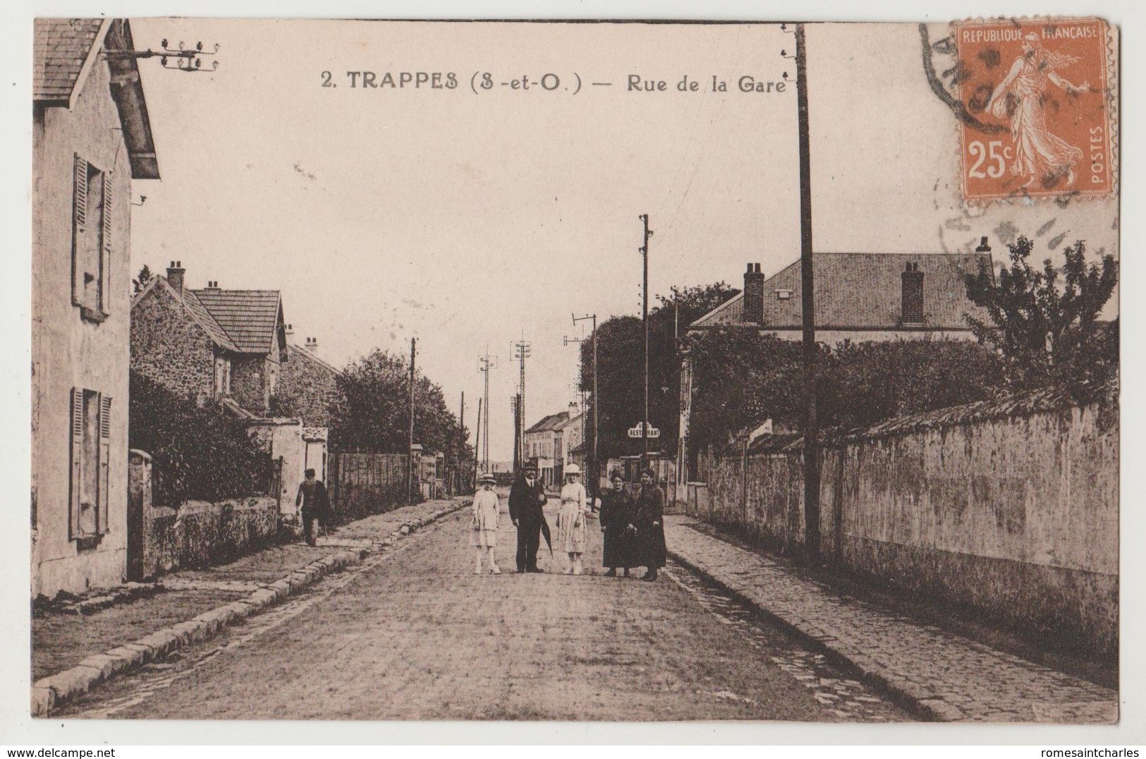 CPA 78 TRAPPES Rue De La Gare - Trappes