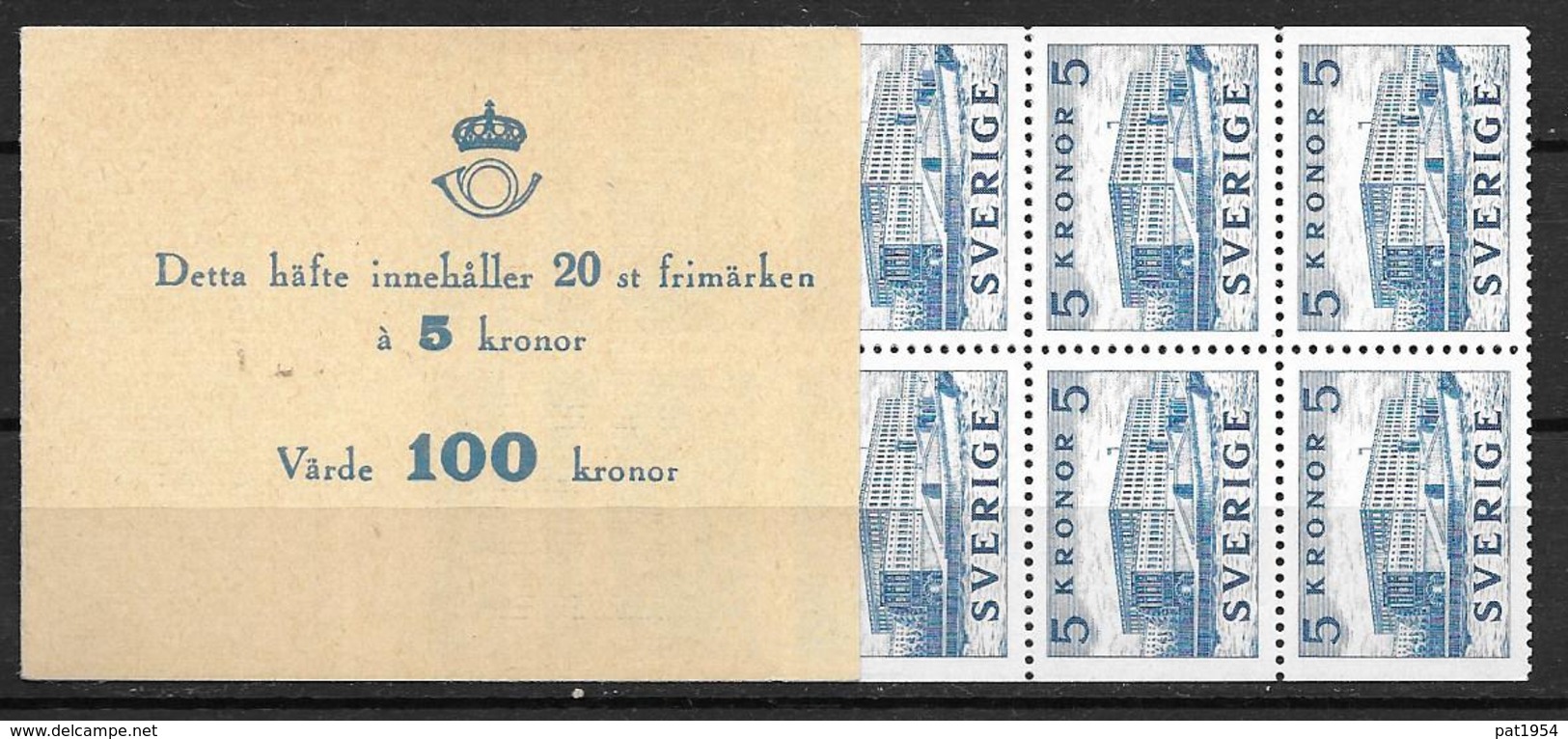 Suède 1941 Carnet C289 III Neuf Palais Royal De Stockholm - 1904-50
