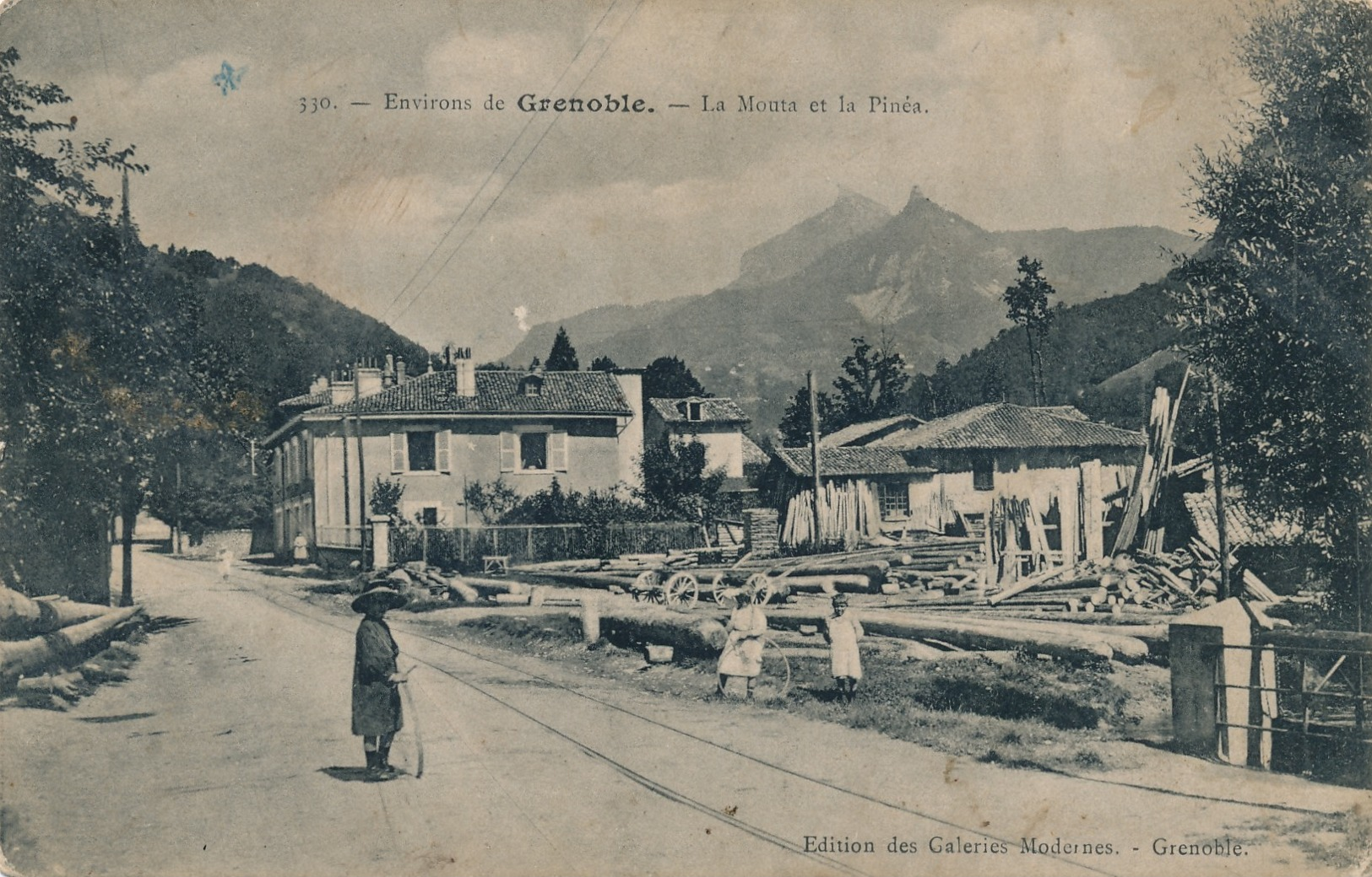 H159 - 38 - Environs De Grenoble - Isère - LA MONTA Et LA PINÉA - Scierie - Grenoble