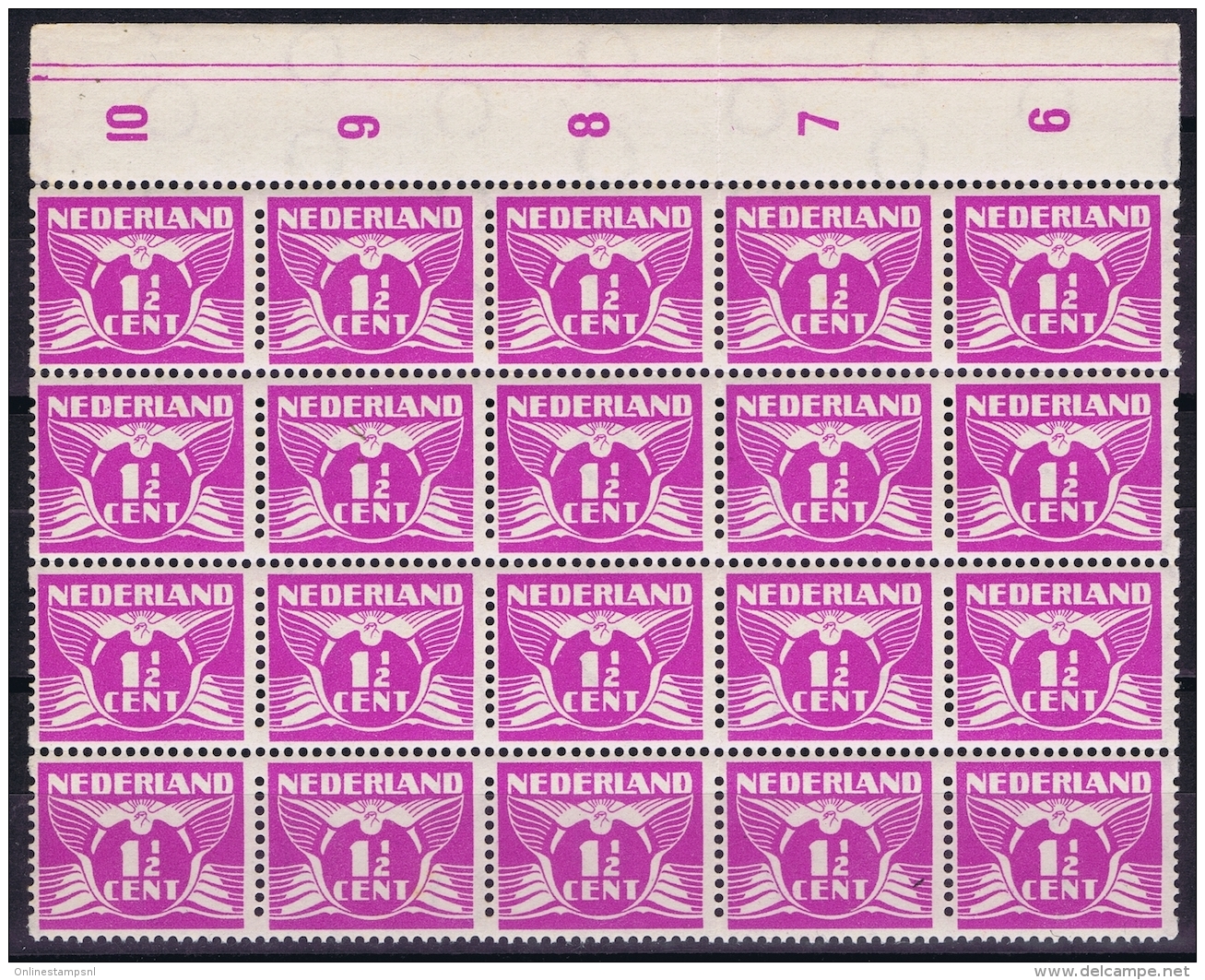 Netherlands: R59 Postfrisch/neuf Sans Charniere /MNH/** Roltanding,syncopated,syn Cope,sincopado Part Sheets - Postzegelboekjes En Roltandingzegels