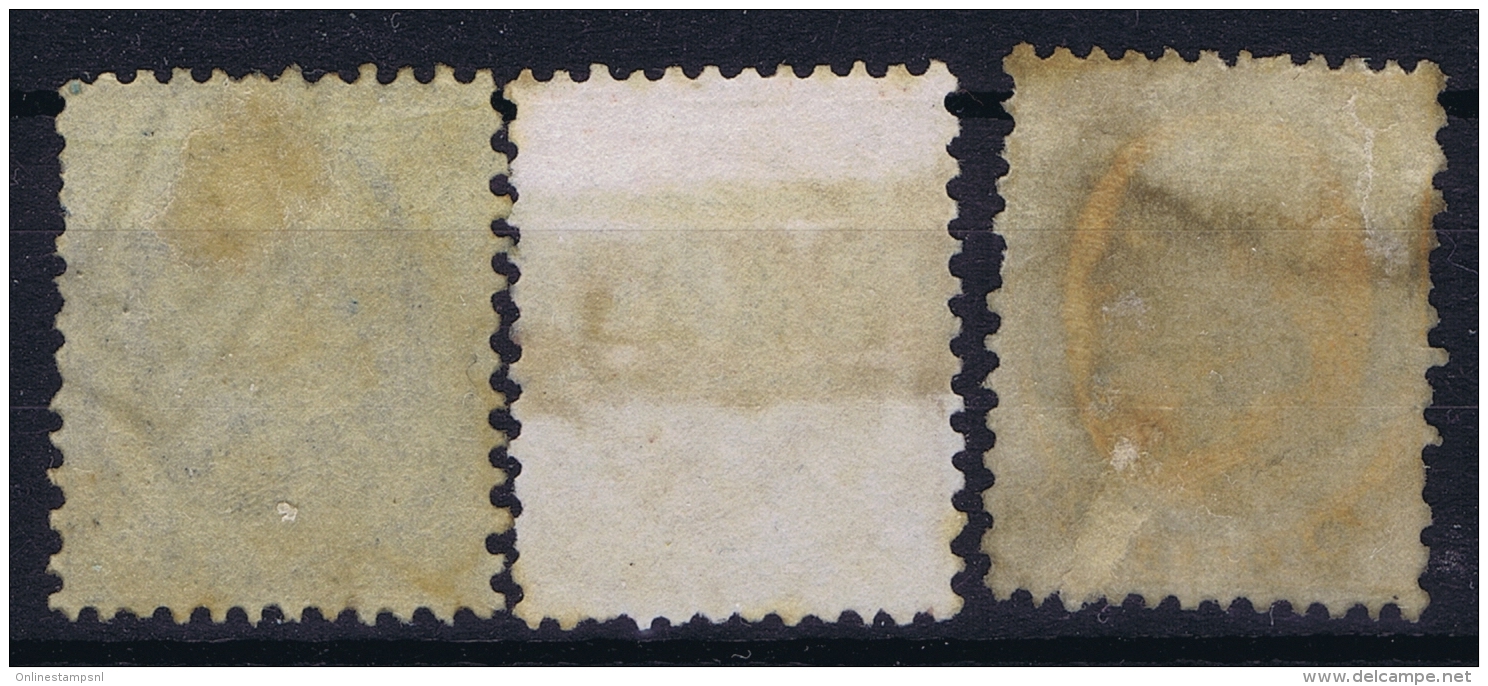 Netherlands: NVPH 4  - 6 Obl./Gestempelt/used  1864  B Choice - Gebruikt