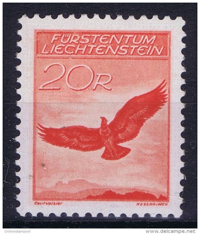 Liechtenstein: Mi 145 Y Postfrisch/neuf Sans Charniere /MNH/**  Airmail 1934 - Air Post