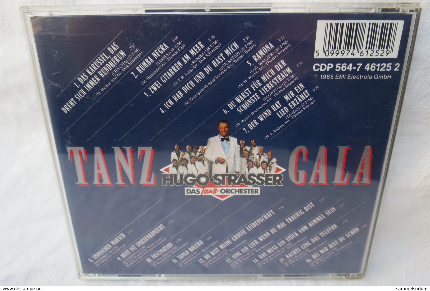 CD "Hugo Strasser Tanz Orchester" 16 Beliebte Tanzhits Im Strikten Tanzrhythmus, Folge II - Instrumental