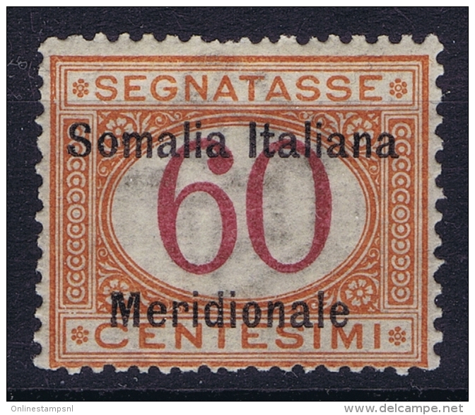 Italy Somalia Segnatasse  Sa 7 , Mi 7 MH/* Flz/ Charniere - Somalie (AFIS)