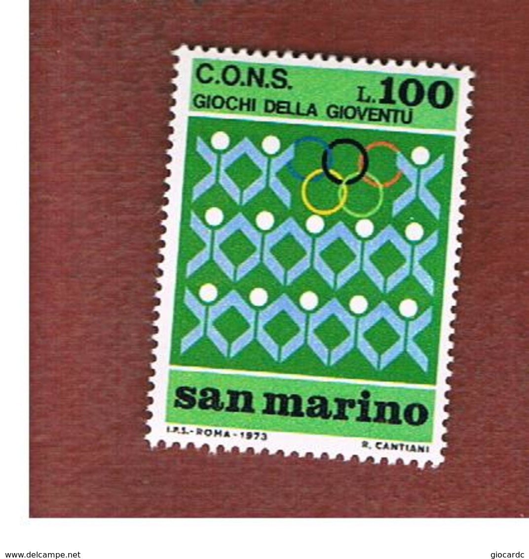 SAN MARINO - UNIF. 880  - 1973 GIOCHI DELLA GIOVENTU'   -    MINT** - Nuovi