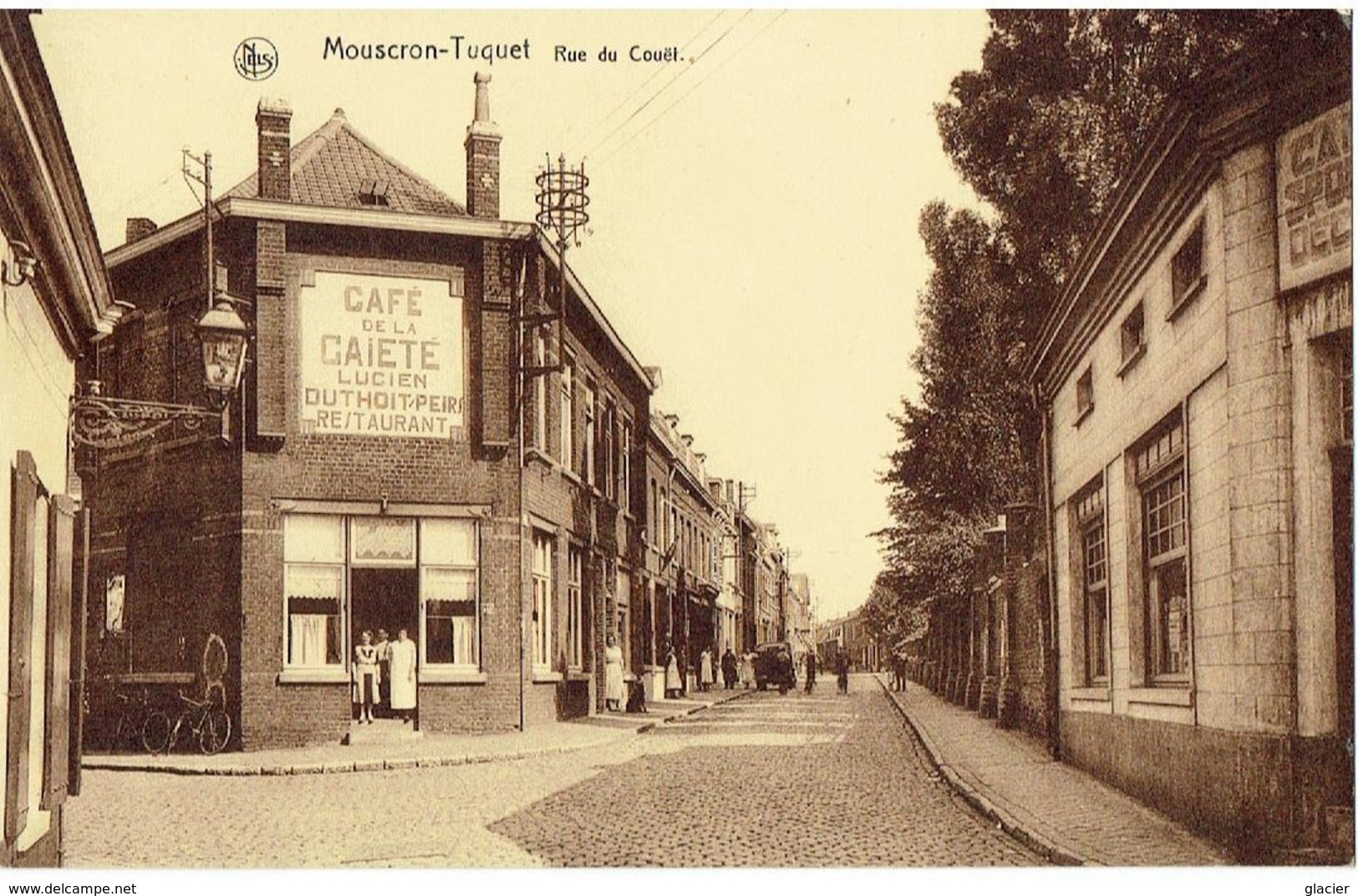 MOUSCRON-TUQUET - Rue Du Couët - Café De La Caieté - Moeskroen