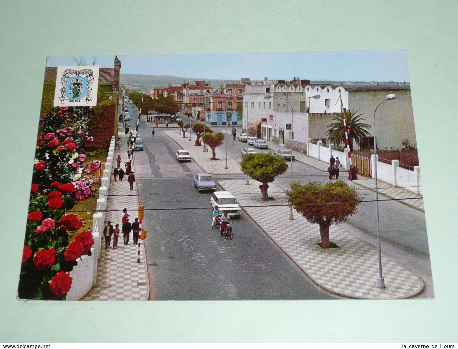 CPM, Carte Postale, Afrique Espagne, Melilla, Barrio Real, Entrada Nueva, Animée - Melilla