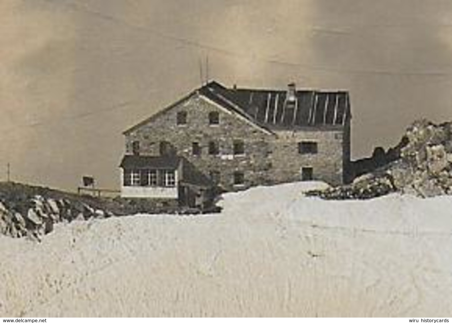 AK 0049  Hildesheimer Hütte Gegen Wannenkogel ( Stubai ) - Verlag Dornach Um 1920-30 - Neustift Im Stubaital