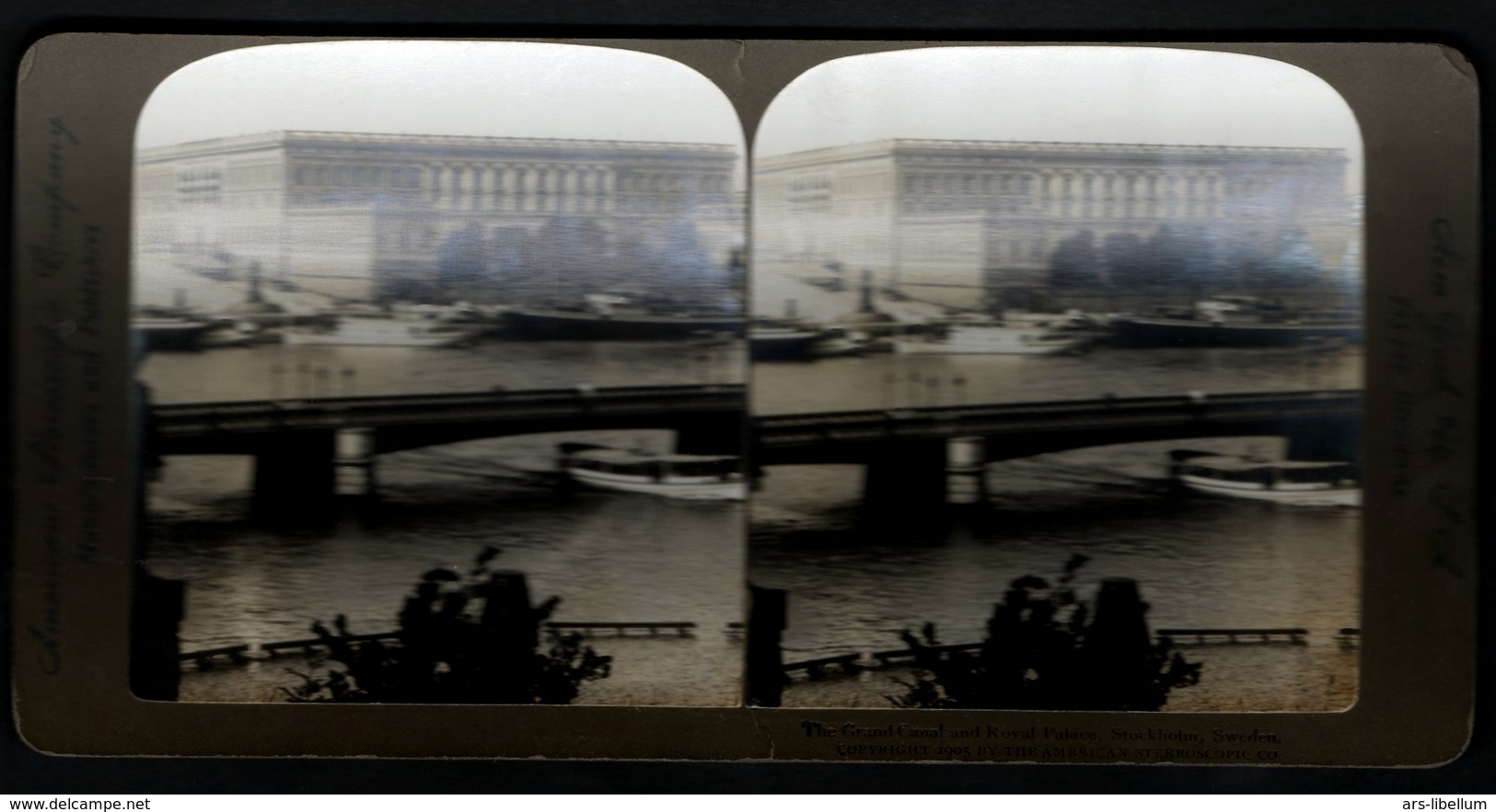 Stereoview Photographs / Stereoview Card / American Stereoscopic Company / Sweden / Royal Palace - Stereoscoopen