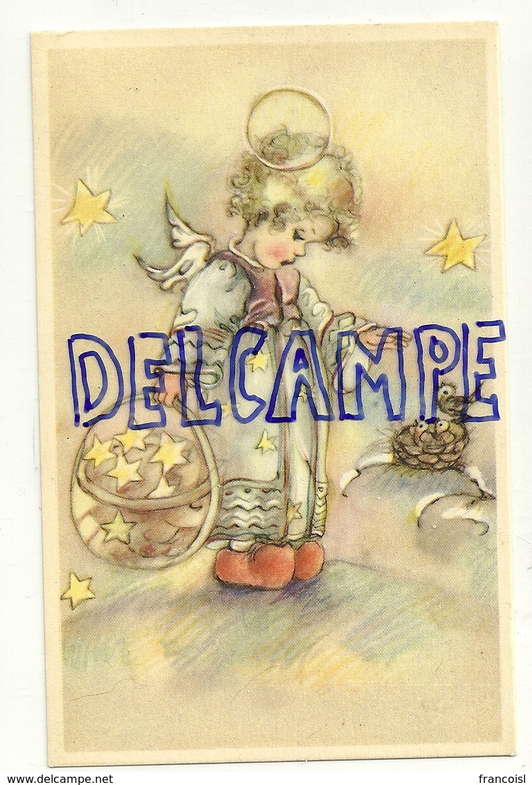 Petit Ange, Panier D'étoiles, Nichée D'oiseaux. Coloprint Spécial 4101 - Anges