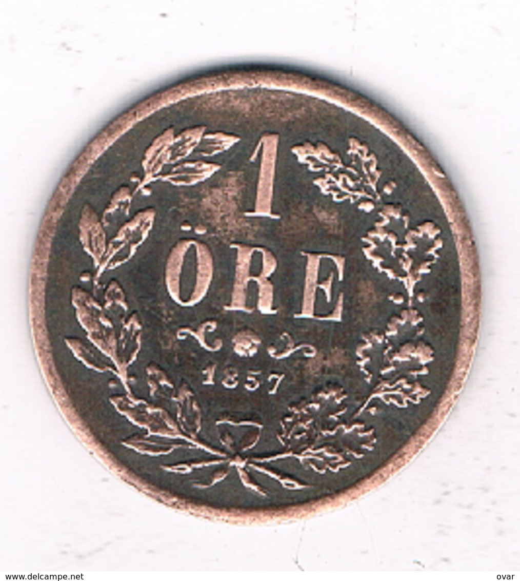 1 ORE  1857  ZWEDEN /6577/ - Suecia